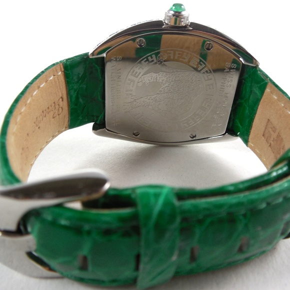 Tsavorite Diamond 4.20 Tcw. Unisex Luxury Watch main image 4